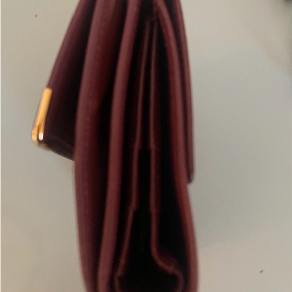 Cartier Burgundy Wallet with Gold Accents - Picture 10 of 10
